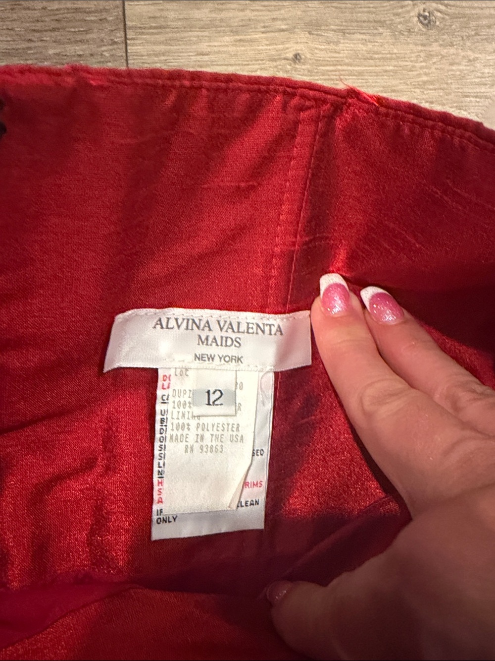 Alvina Valenta Strapless Red A-Line Cocktail Dress - Picture 2 of 2